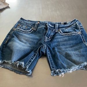 Miss me cut off shorts size 27